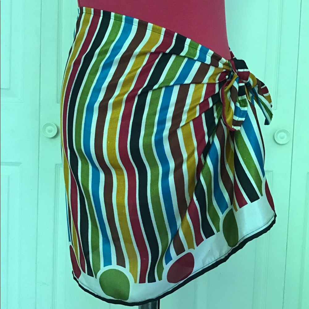 NWOT Handmade Mini Sarong made from Vintage Sari Fabric